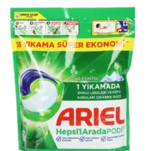 قرص ماشین لباسشویی آریل با رایحه کوهستانی بسته 35 عددی