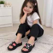 دمپایی دخترانه مدل سحر کرومی