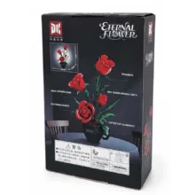 ساختنی 450 تکه دی کا مدل گل رز قرمز کد 3036