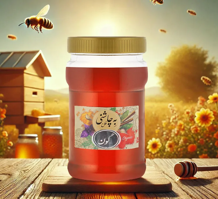 عسل ممتاز گون به چاشنی فلاح وزن  1000 گرم