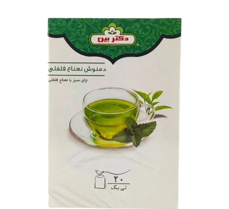 چای سبز نعناع فلفلی دکتر بین بسته 20 عددی