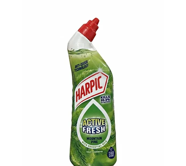 ژل جرم گیر و ضدعفونی‌کننده هارپیک مدل Active Fresh Mountain Pine رایحه کاج و قدرت نابودی حجم 750 میلی لیتر