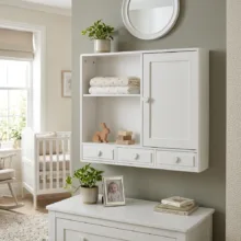 شلف دیواری مدل 1472w دو طبقه