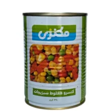 کنسرو مخلوط سبزیجات مکنزی وزن 380 گرم
