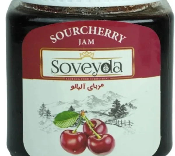 مربا آلبالو سویدا وزن 450 گرم