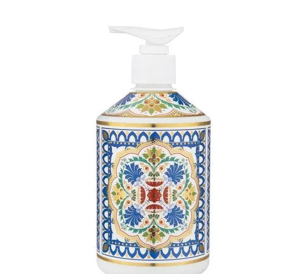 مایع دستشویی رافونه مدل سرامیکی طرح گلستان حجم 500 میلی لیتر