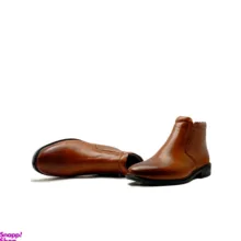 نیم بوت مردانه طرح چلسی چرم طبیعی کد si141