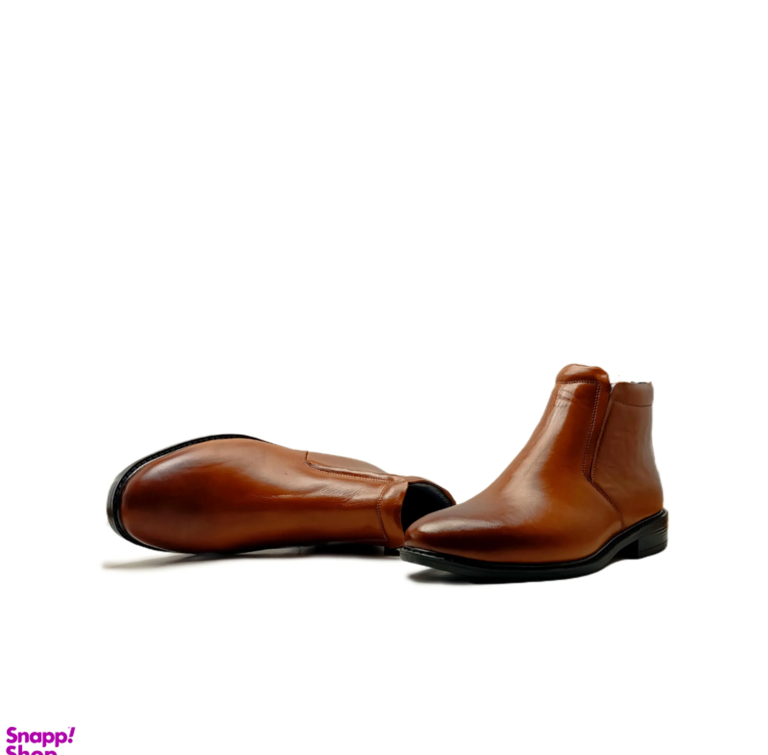 نیم بوت مردانه طرح چلسی چرم طبیعی کد si141