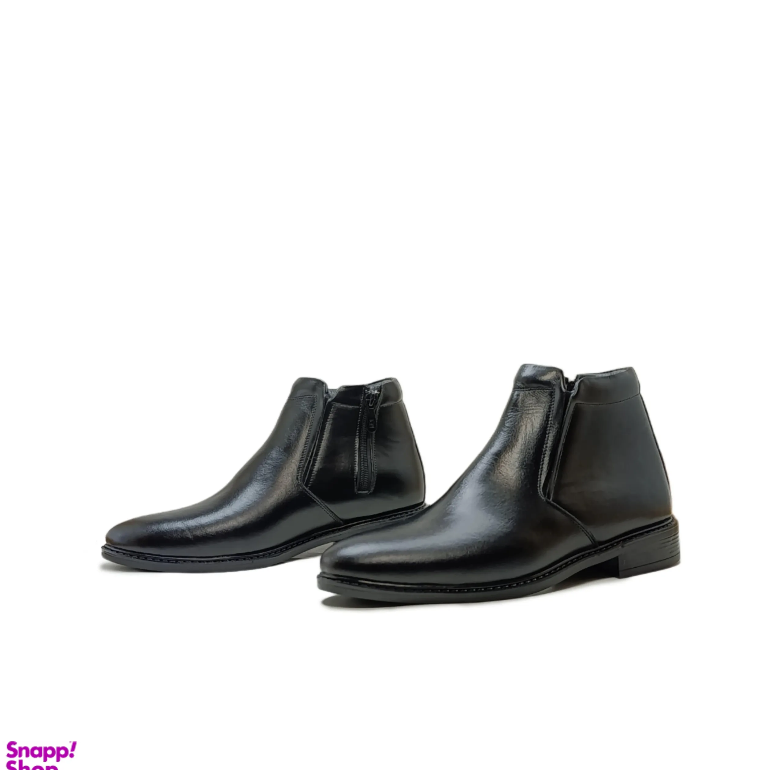 نیم بوت مردانه طرح چلسی چرم طبیعی کد si141