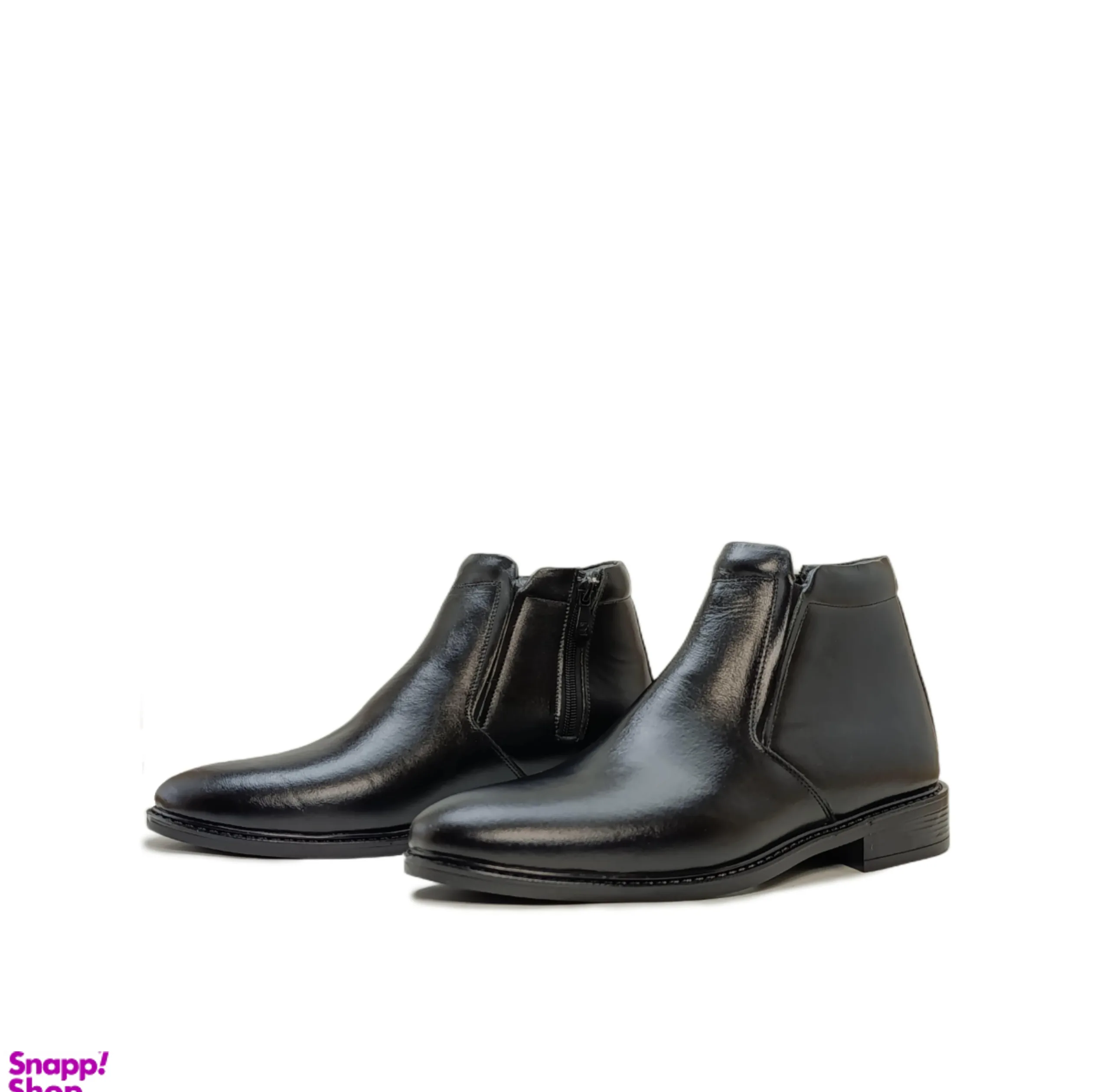 نیم بوت مردانه طرح چلسی چرم طبیعی کد si141