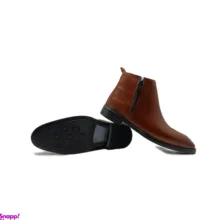 نیم بوت مردانه مدل چلسی چرم طبیعی کد si172