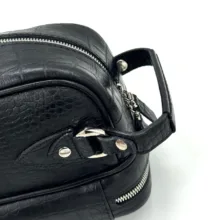 کیف دستی مردانه چرم اصل نایب مدل زیر زیپ کد 136