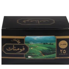 چای سیاه ارل گری لفاف دار فومنات بسته 25 عددی