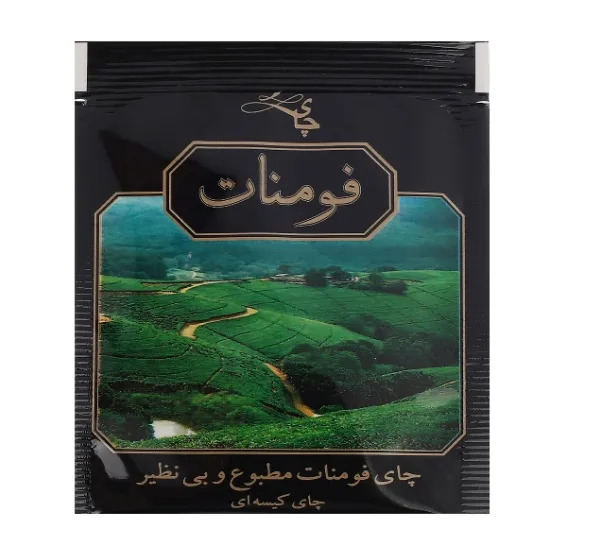 چای سیاه ارل گری لفاف دار فومنات بسته 25 عددی