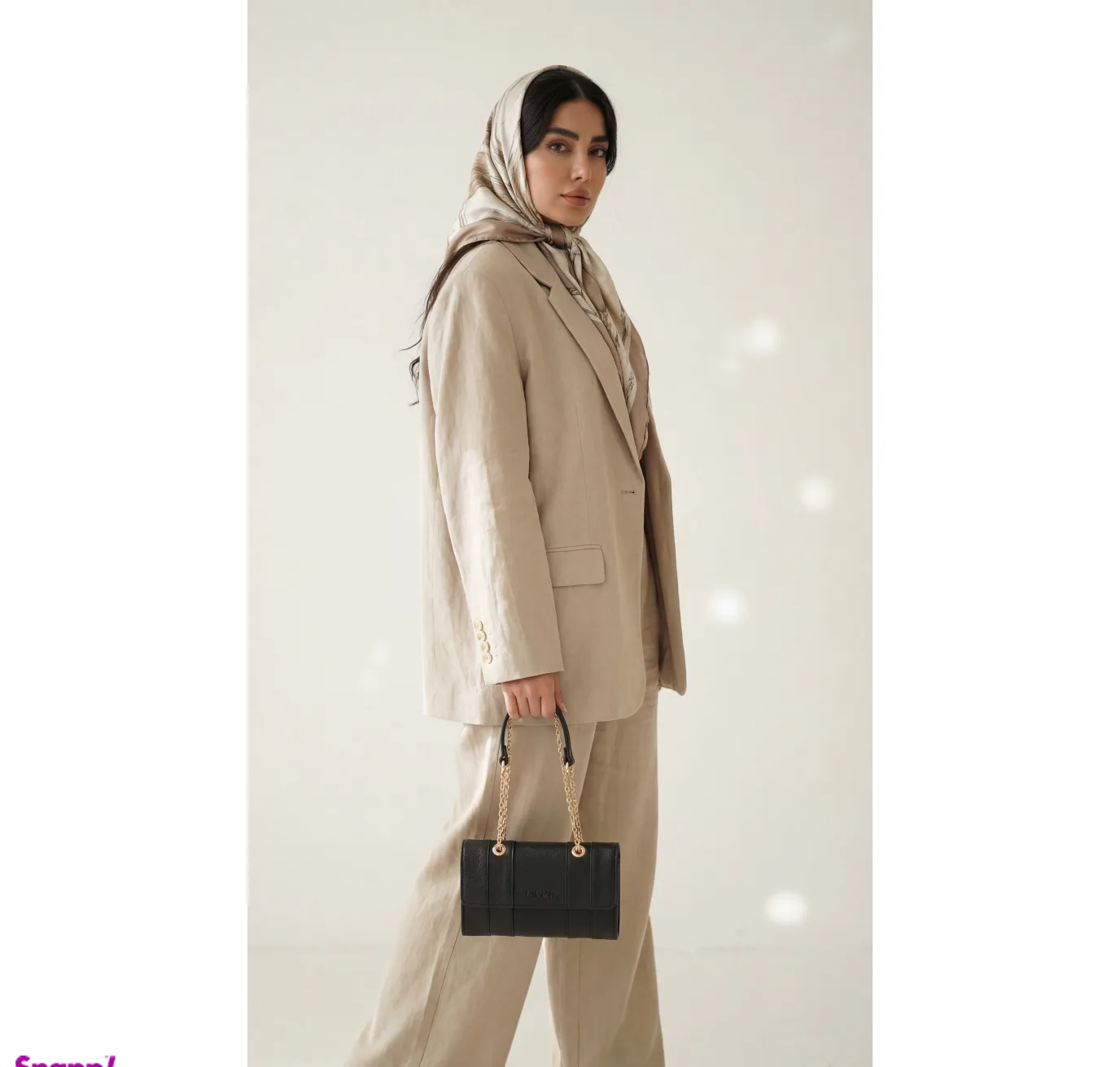 کیف دوشی زنانه چرم یلسان مدل تیکا کد 213-MC