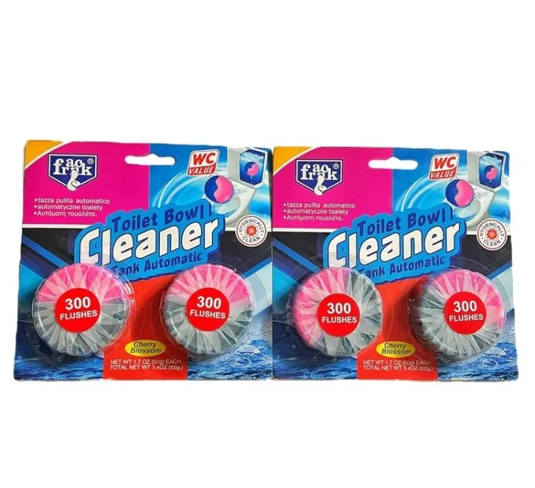 قرص جرمگیر توالت فرنگی فرانک مدل Cherry Blossom کد 422 بسته 4 عددی