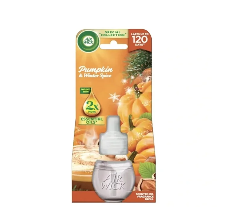 یدک خوشبو کننده هوا ایرویک رایحه Pumpkin & Winter Spice 120 Days حجم 19 میلی لیتر