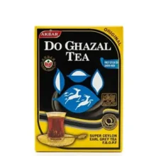 چای دو غزال معطر شیرنشان وزن 500 گرم