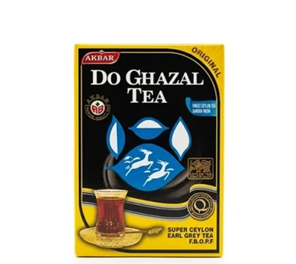 چای دو غزال معطر شیرنشان وزن 500 گرم