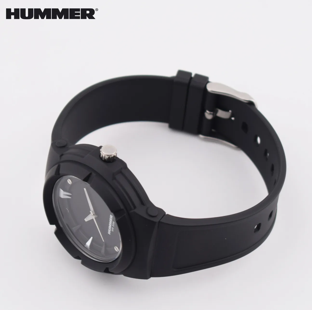 ساعت مچی عقربه ای مردانه هامر مدل موتور ژاپن بند PU ضدآب رفرنس HM1112-C2