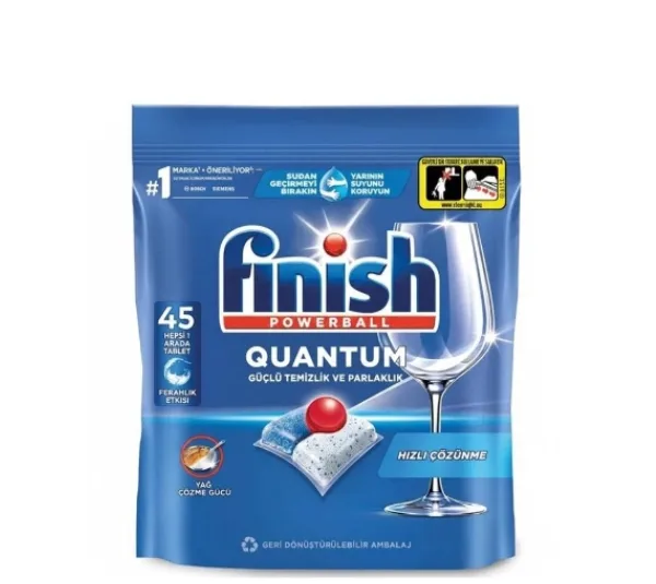 قرص ماشین ظرفشویی فینیش مدل QUANTUM بسته 45 عددی