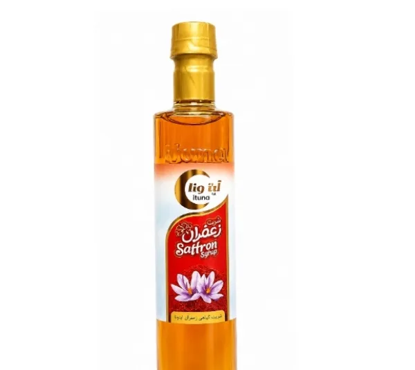 شربت زعفران آیتونا حجم 700 میلی لیتر