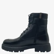 نیم بوت مردانه مونو مدل چرم طبیعی کد J5544 رنگ مشکی