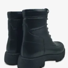 نیم بوت مردانه مونو مدل چرم طبیعی کد J5544 رنگ مشکی