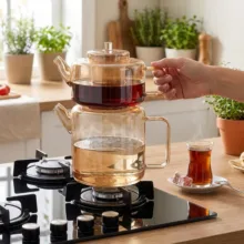 ست کتری و قوری شاهین مدل SH002