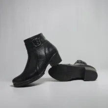 نیم بوت زنانه مدل E15 رنگ مشکی