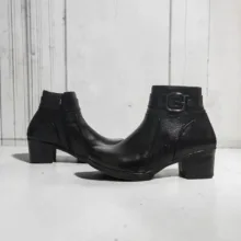 نیم بوت زنانه مدل E15 رنگ مشکی