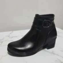 نیم بوت زنانه مدل E15 رنگ مشکی