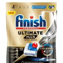 قرص ماشین ظرفشویی فینیش مدل Ultimate Plus Hepsi 1 Arada بسته 60 عددی