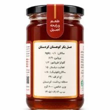 عسل فرابکر کوهستان کردستان بکلی وزن 600 گرم