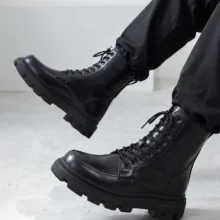 بوت مردانه مدل زارا کد B2538 رنگ مشکی