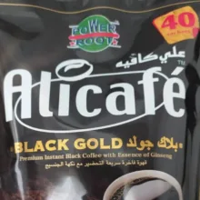 پودر قهوه علی کافه مدل Black Gold وزن 2٫5 گرم بسته 40 عددی