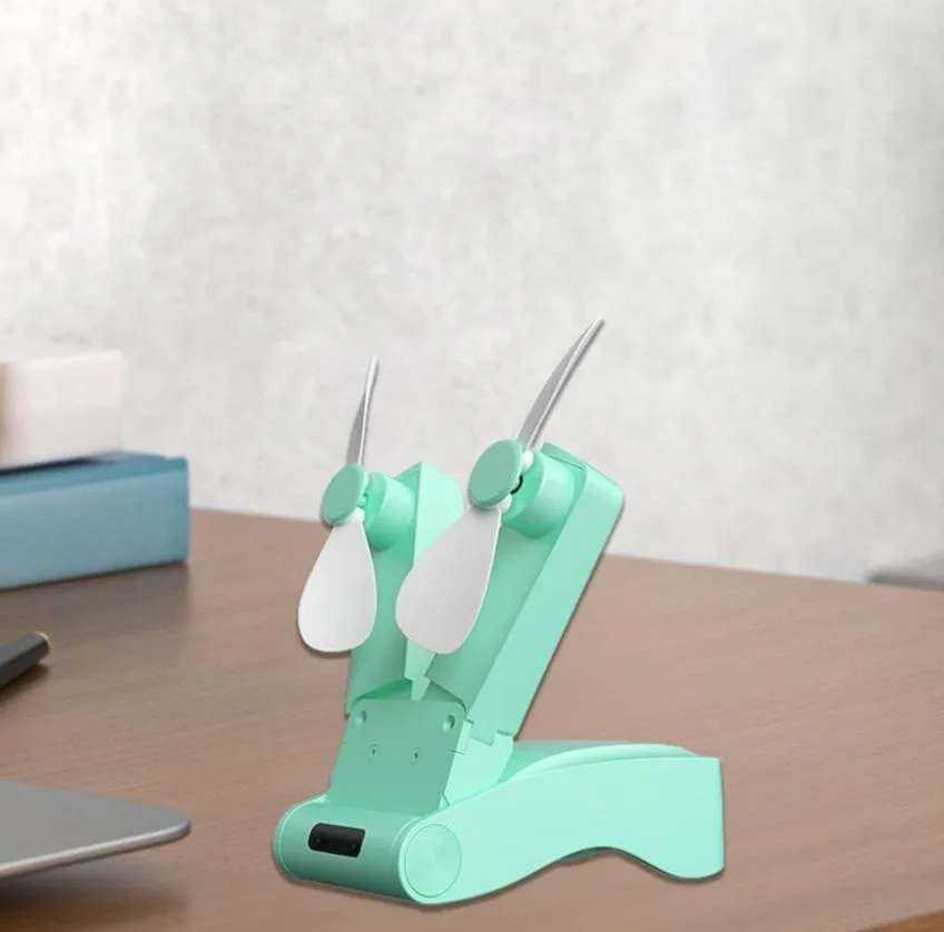 پنکه رومیزی مدل دو فن Folded کد 02 ظرفیت 500 میلی آمپر ساعت