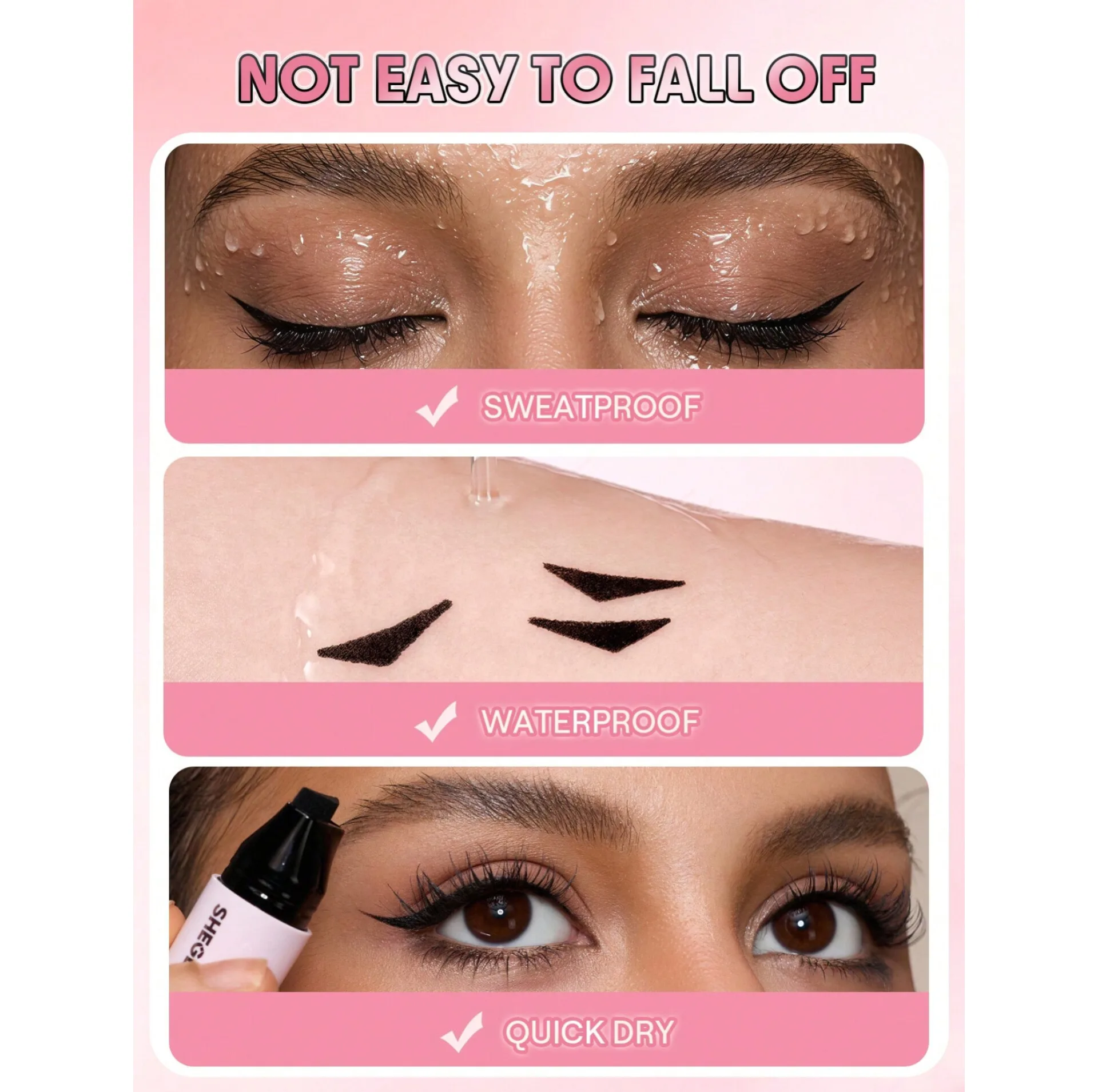 خط چشم استامپی دو طرفه شیگلم مدل insta wing