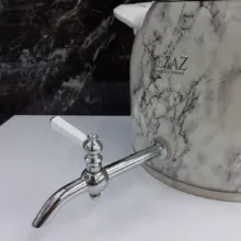 ست کتری و قوری نزاز طرح سنگ