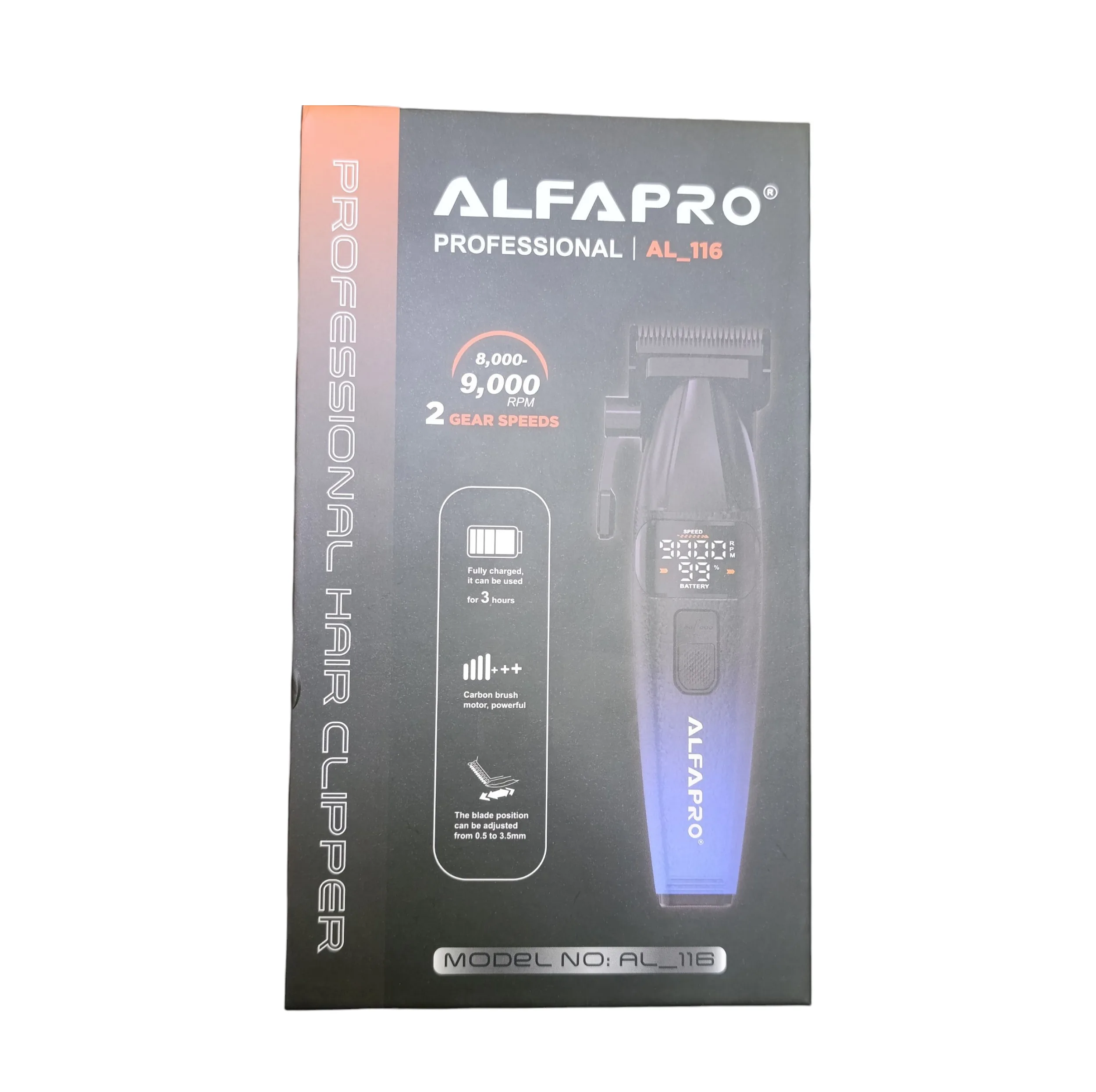 ماشین اصلاح موی سر و صورت شارژی ألفا مدل AL-116