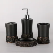 ست سرویس بهداشتی 4 پارچه دلفین مدل 010-BL
