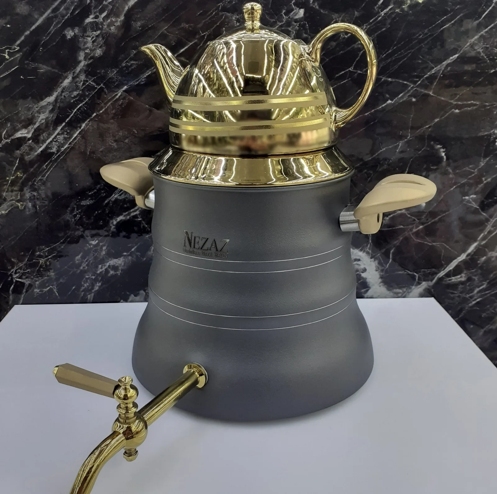 ست کتری و قوری نزاز کد 3026