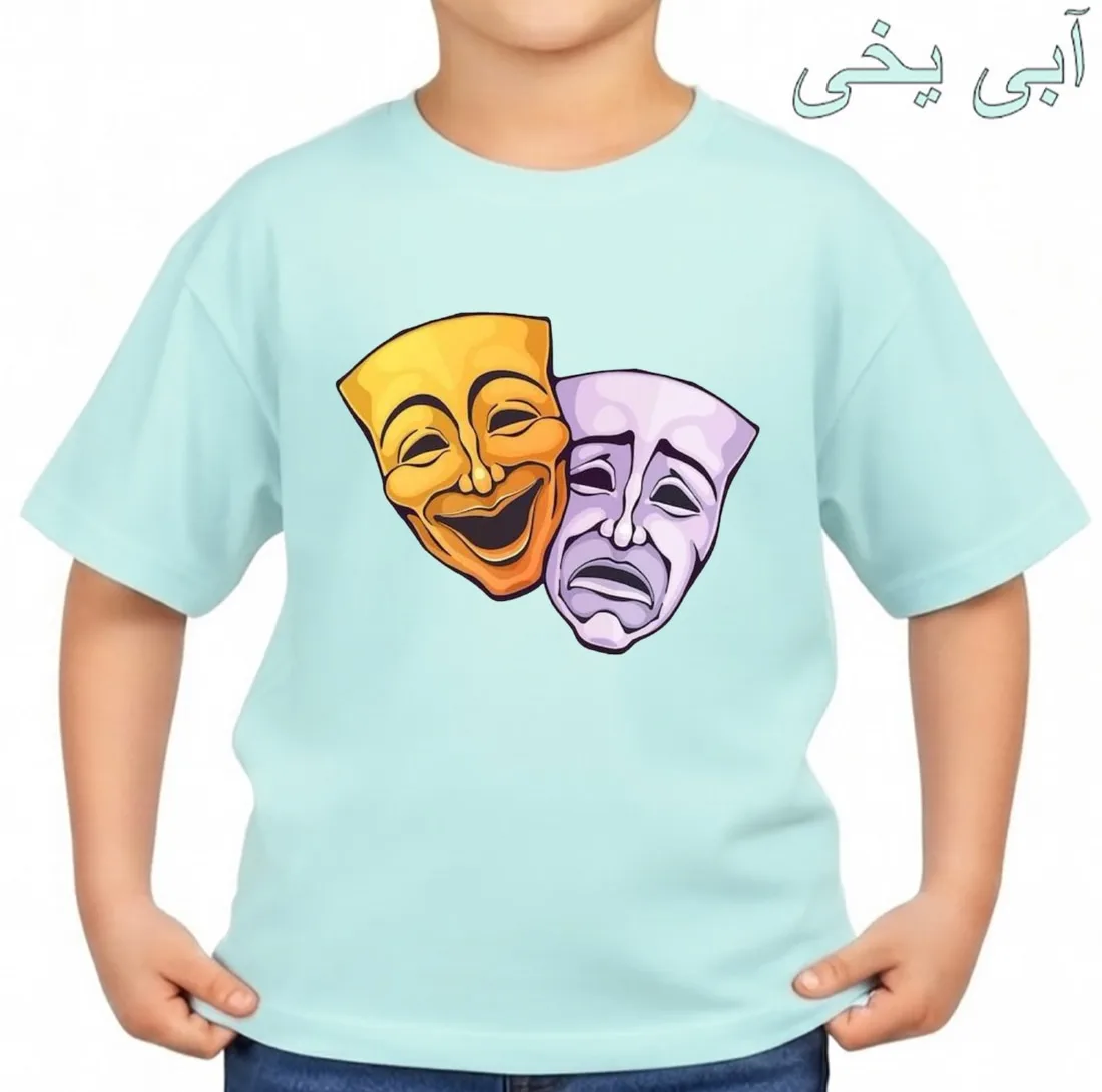 تی‌شرت آستین کوتاه بچگانه مدل تئاتر کد p1