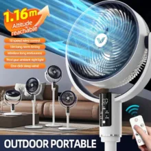 پنکه شارژی مدل portable fan f3