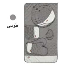 ست لوازم پارچه ای آشپزخانه 12 پارچه دبلیو اس مدل سرآشپز