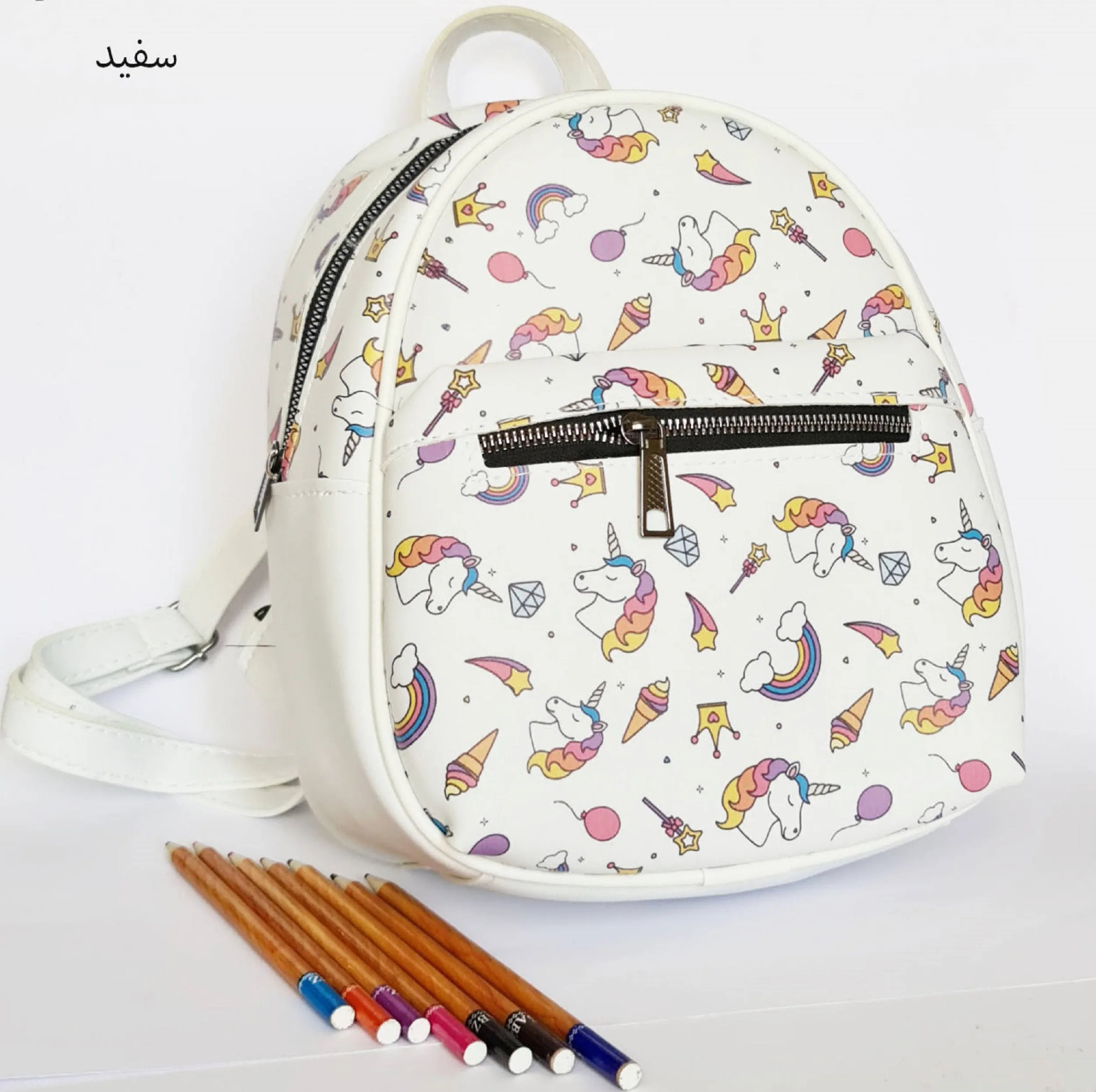 کوله پشتی دخترانه مدل یونیکورن کد 022