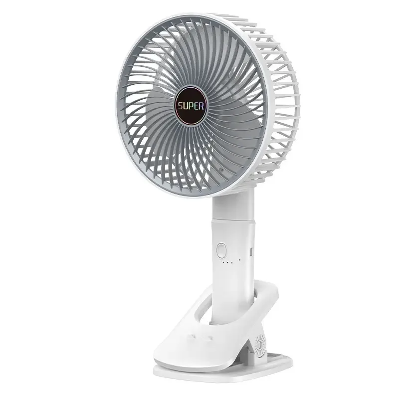 پنکه شارژی مدل Circulation Clamp Fan ظرفیت 1200 میلی آمپر ساعت