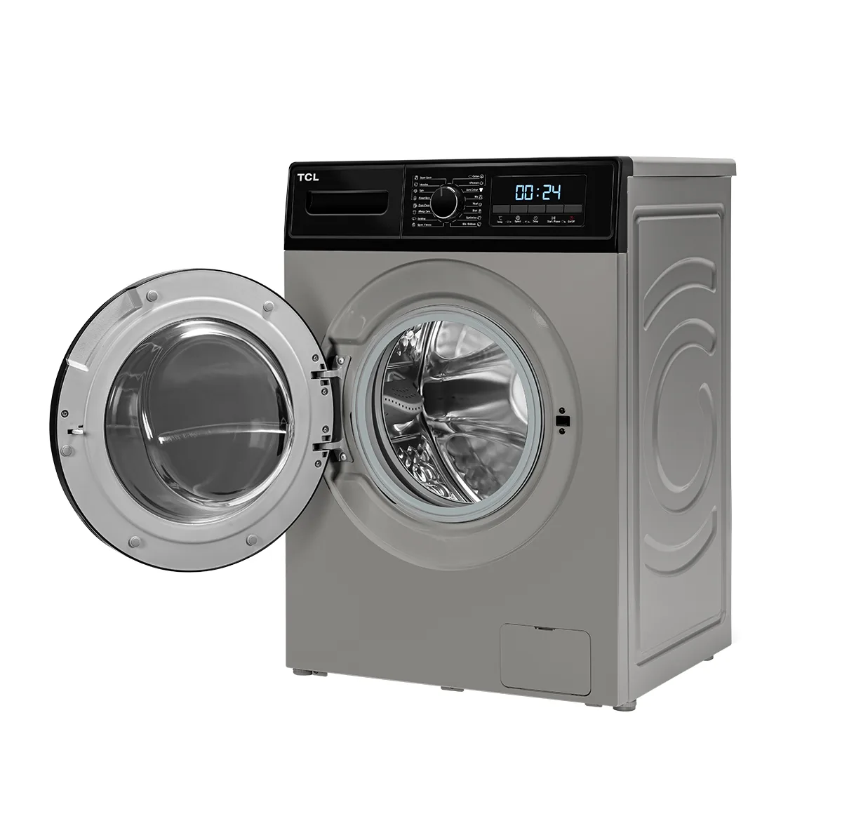 ماشین لباسشویی تی سی ال مدل G82-BS/BW ظرفیت 8 کیلوگرم