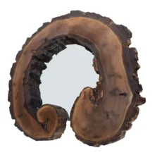 آینه مدل روستیک گردو کد A01
