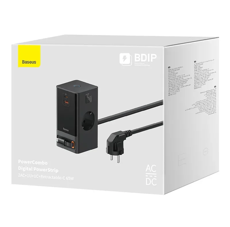 چندراهی برق بیسوس مدل B-PS301 65W
